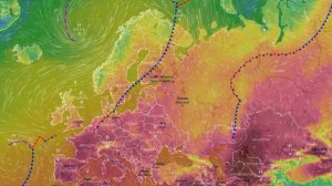 Движение воздушных масс воздуха над Европой и ЕТР за июнь 2026 года