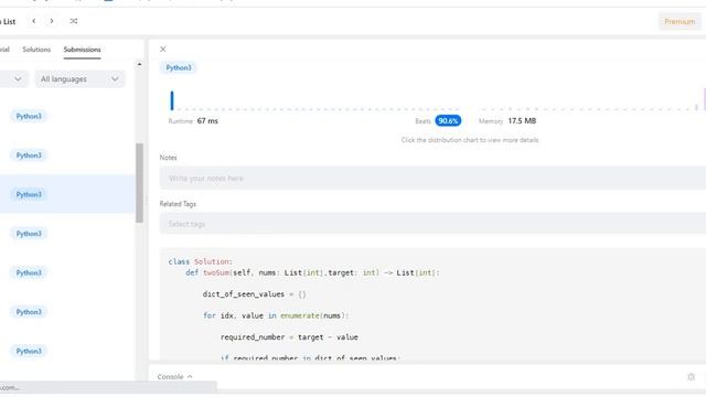 1. Two Sum Leetcode algorithm. Анализ сравнительной эффективности различных вариантов решения. смотреть онлайн