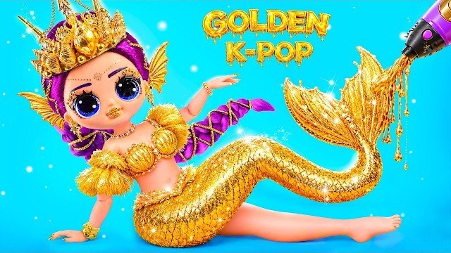 Преображение Руми в Русалку! Поделки в стиле K-Pop Demon Hunters! смотреть онлайн