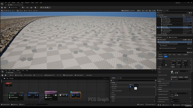 13. PCG - Prepare Road Spline and Landscape