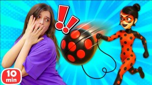 Токси Баг против Леди Баг! Маша расследует пропажу и ищет квами Тикки 🐞🔍 | Для детей