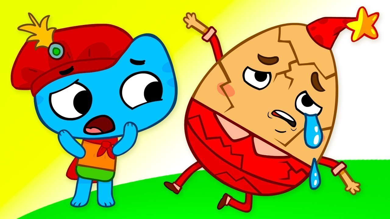 Humpty Dumpty Song | Kit And Kate - Nursery Rhymes Russian