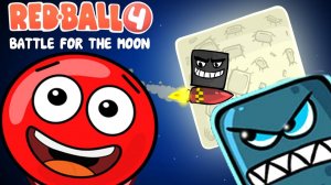 RED BALL 4 КРАСНЫЙ ШАРИК против ЗЛОГО черного КВАДРАТА Детский игровой мультик видео для д