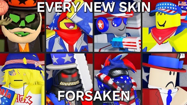 Победа с КАЖДЫМ НОВЫМ СКИНОМ в обновлении 4.1.9 — Forsaken (Roblox) смотреть онлайн