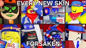 Победа с КАЖДЫМ НОВЫМ СКИНОМ в обновлении 4.1.9 — Forsaken (Roblox)
