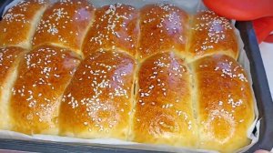 Сдобные, пышные булочки с повидлом в духовке