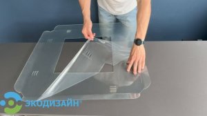 Сборка экрана модели Планар для потолочного кондиционера