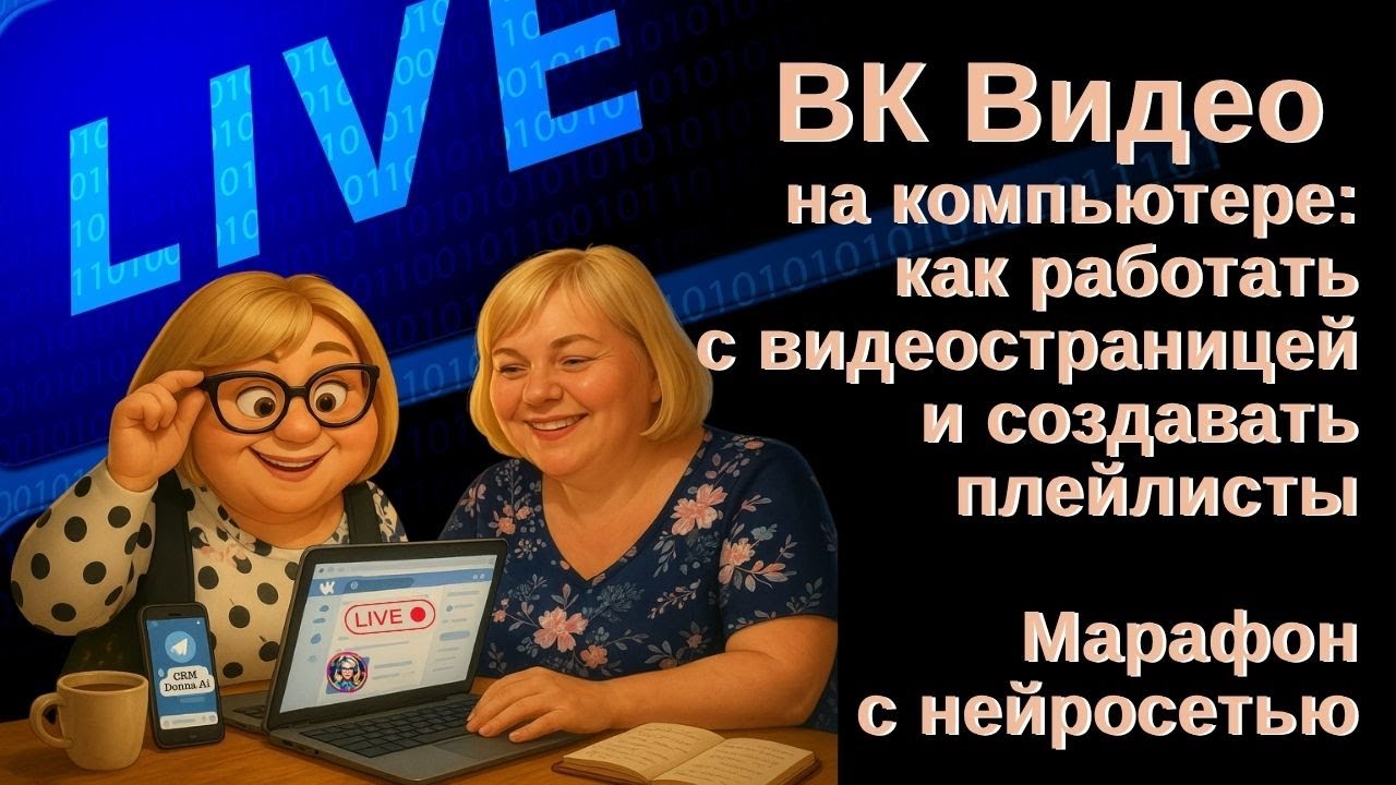 VK Видео на компьютере, как работать с видеостраницей и создавать плейлисты Марафон с нейросетью смотреть онлайн