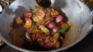 Dried Fish🐬You too can make this kind of dish with dried fish.It's very tasty village kitchen recipe