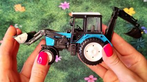🚜 ОБЗОР МАШИНОК. КРУТИМ КОЛЁСА ✨😍