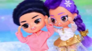 K-Pop Охотницы Руми и Джину становятся фигуристами! ❤️ DIY поделки детям