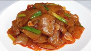 Жареные свиные шкурки Корейская кухня Рецепт от повара