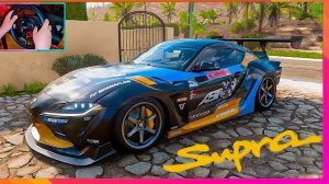 Тойота Supra  🆚 Речная Лава🔥Кто победит?🏆 Игро фильм для детей и взрослых