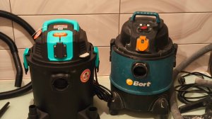 Два строительных пылесоса: Sturm VC1420 и Bort 1220Pro . Небольшой обзор