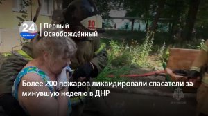 Более 200 пожаров ликвидировали спасатели за минувшую неделю в ДНР. 07.07.2026