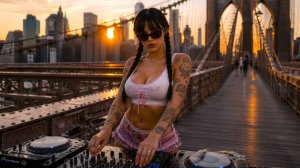 Atmospheric Dark House & Melodic Techno DJ Set at the Brooklyn Bridge