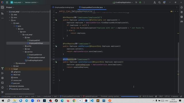 Spring Boot. Урок 050. Аннотации PutMapping, update. смотреть онлайн