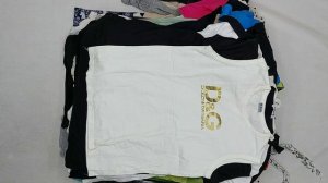 44717 Футболки женские, 3пак, T SHIRT WOMAN, секонд (extra) оптом