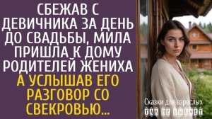 Истории из жизни Сбежав с девичника за день до свадьбы, Мила пришла к дому родителей жениха…