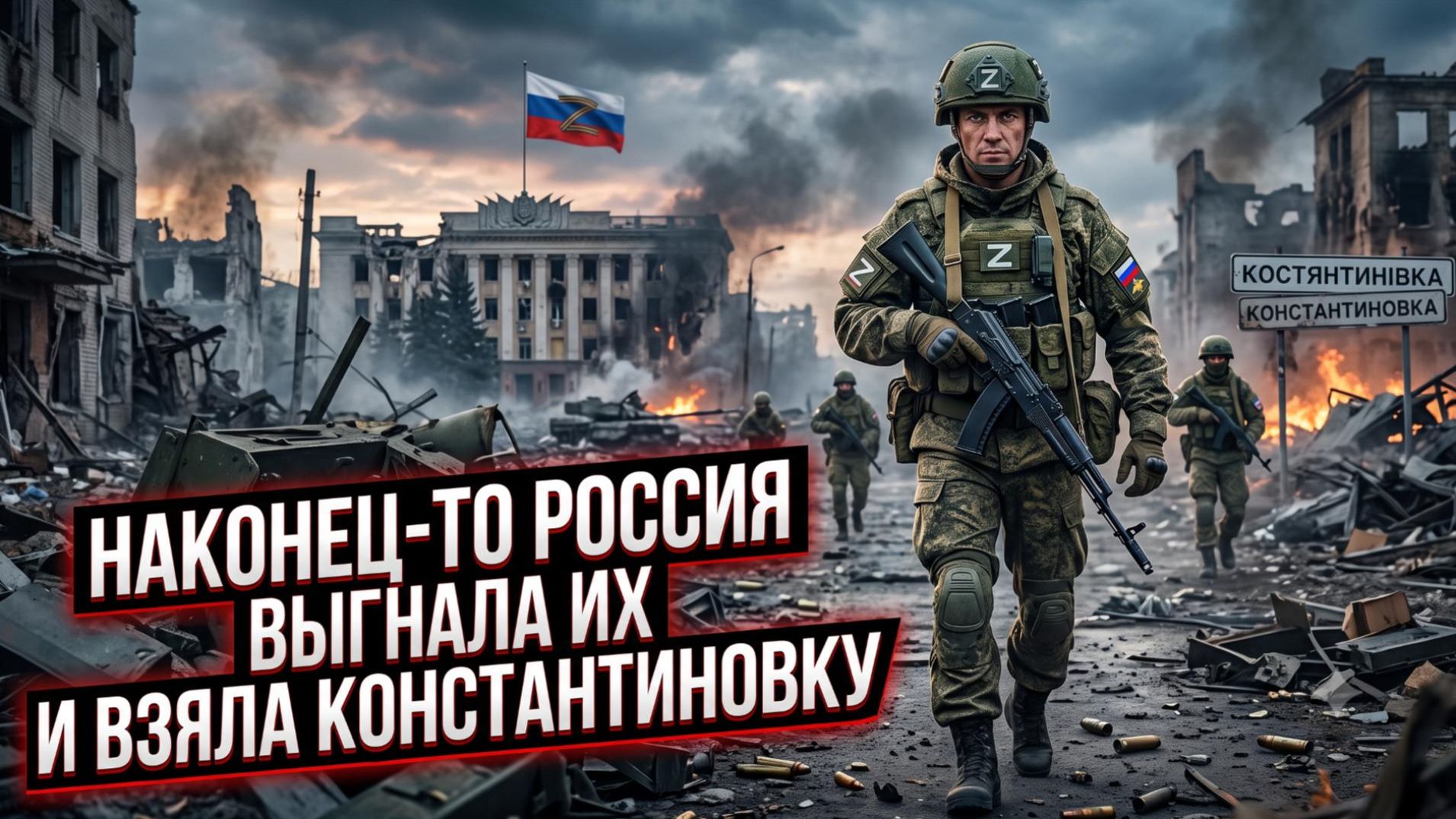 🚀 Константиновка наша: Россия выбила врага и водрузила флаг над городом