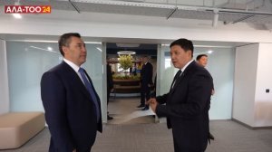 Президент Садыр Жапаров “Элдик банктын” жаңы башкы кеңсесин ачты