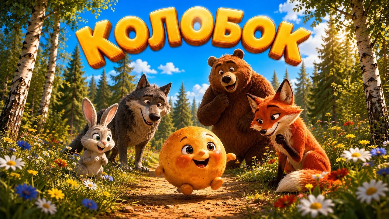 КОЛОБОК • МУЗЫКАЛЬНАЯ СКАЗКА ДЛЯ МАЛЫШЕЙ «ТВОЯ СКАЗКА» смотреть онлайн