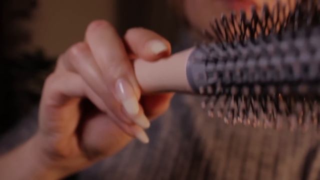 ASMR Hair Parting & Scalp Check Detailed scalp attention, brushing (no talking, layered sounds) смотреть онлайн