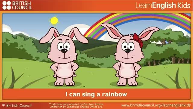 I can sing a rainbow _ Я могу пропеть радугу