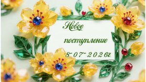 Новое поступление 8-07-2026