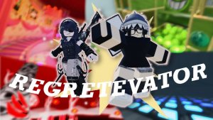 Катаемся в лифте с Викой || Regretevator, roblox #роблокс #regretevator
