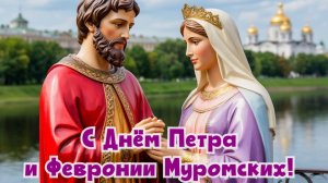 *** ВАЛЕРИЙ МАЛЫШЕВ - «СВЯТЫМ БЛАГОВЕРНЫМ КНЯЗЮ ПЕТРУ И КНЯГИНЕ ФЕВРОНИИ *** С ДНЁМ ПАМЯТИ СВЯТЫХ