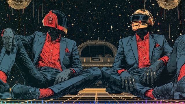 Daft Punk Inspired： Stardust Lounge Society ✨🪩 ｜ Chill Disco, Synth Funk, Electronic Playlist смотреть онлайн