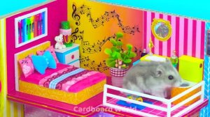 Милый домик из картона😍 DIY поделки детям