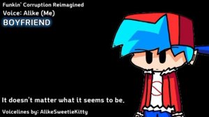 Boyfriend All Voice Lines (Funkin' Reimagined Corruption)