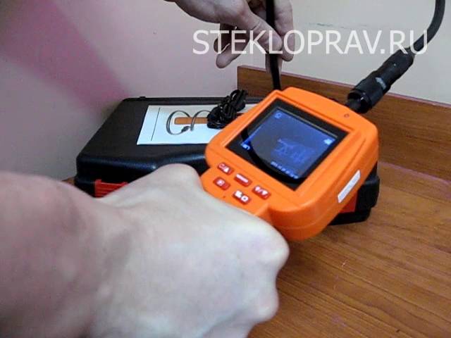автомобильный эндоскоп q-417 с записью на флэш карту SD смотреть онлайн