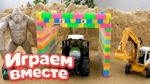 МУЛЬТИКИ ПРО МАШИНКИ ДЛЯ ДЕТЕЙ ! ИГРАЕМ В ИГРУШЕЧНЫЙ КРАН И ГРУЗОВИКИ ДЛЯ ДЕТЕЙ №22!