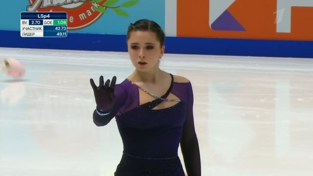 Камила Валиева. Короткая программа. Женщины. Финал Гран-при России по фигурному катанию 2022/23 смотреть онлайн
