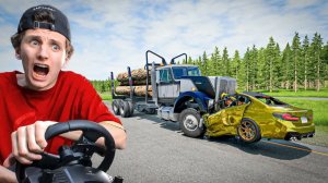 МАЖОРЫ НА ЗОЛОТОЙ БМВ УСТРОИЛИ АВАРИЮ НА ТРАССЕ...! ｜ BeamNG.drive