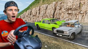 ПАЦАНЫ НА ЖИГЕ РАЗБИЛИСЬ В ГОРАХ...! ｜ BeamNG.drive