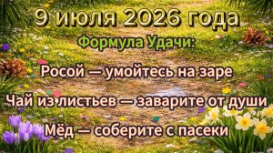 Народные приметы на 9 июля 2026 года