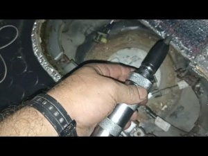 Замена бензонасоса газ Соболь 2217  из салона. Доработал немного отверстие лючка