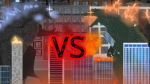 Годзилла 2014 VS годзилла 2000 /rawing Cartoons 2