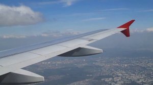 Полет над Москвой в Шереметьево
