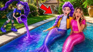 🧜♀️ ТРАНСФОРМАЦИЯ В СИРЕНУ! 🏊♀️ Лили Лавбрейдс против Кей-Поп Охотниц у Бассейна! [46:21]