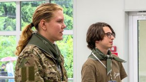 В лагере «Зарница» стартовала смена «Юный десантник»
