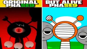 Incredibox Sprunki ｜ Оригинал Фазы 9 VS Фазы 9 Но Живые