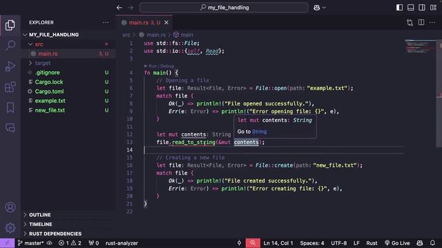 004. Introduction to File Handling in Rust смотреть онлайн