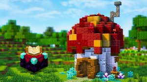 МАЙНКРАФТ Как построить грибной зачарованный дом - Minecraft новые видео