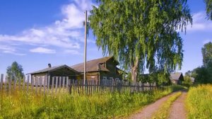 Утро в деревне, пение птиц, ностальгия по природе. Натуральный живой звук природы.