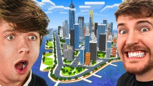 Выживи в этом мегаполисе и получи приз в 100 000 долларов. Minecraft